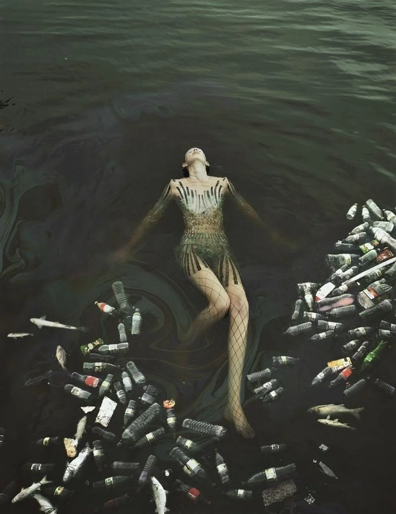 Kerrigan Clark Poses in a Fishy Eco Story for Vogue Portugal